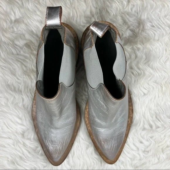 Marsell Coneros metallic silver chunky ankle boots - Picture 5 of 11